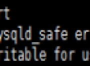 The Problems of Mysql Installation